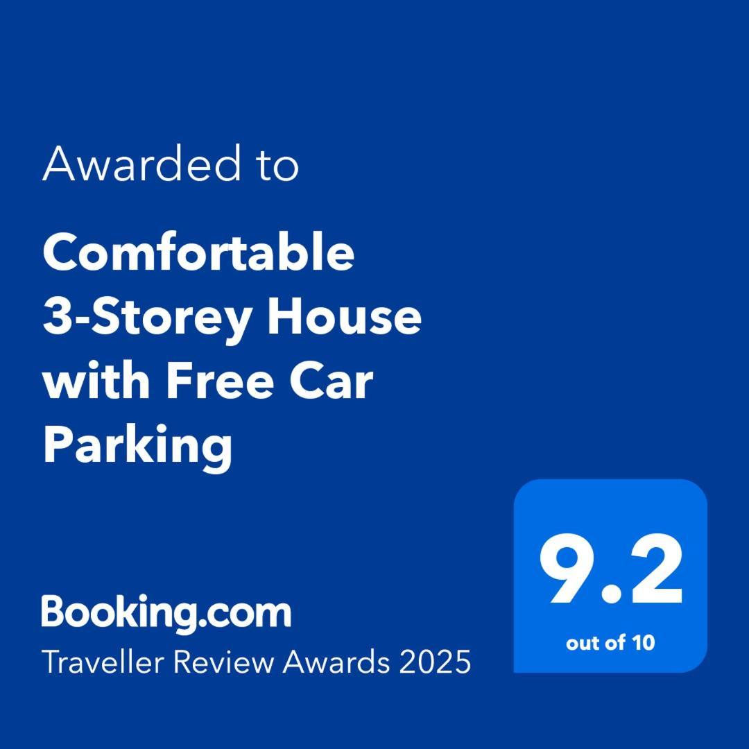 Comfortable 3-Storey House With Free Car Parking 曼彻斯特 外观 照片